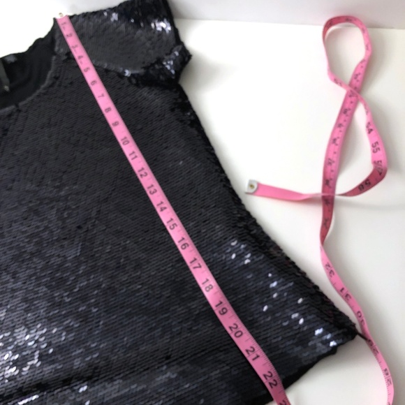 Joe’s Jeans Black Sequin Top Size Small like new - Picture 8 of 8